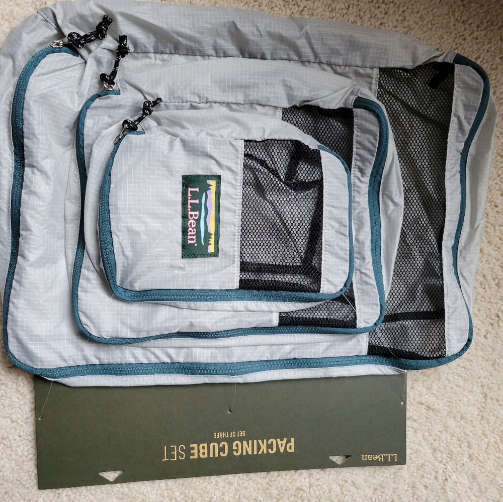 Nwt LL Bean Packing Cubes